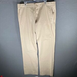 Men's Khaki Chinos Pants Size 40x32 Dress Casual‎ Work Trousers